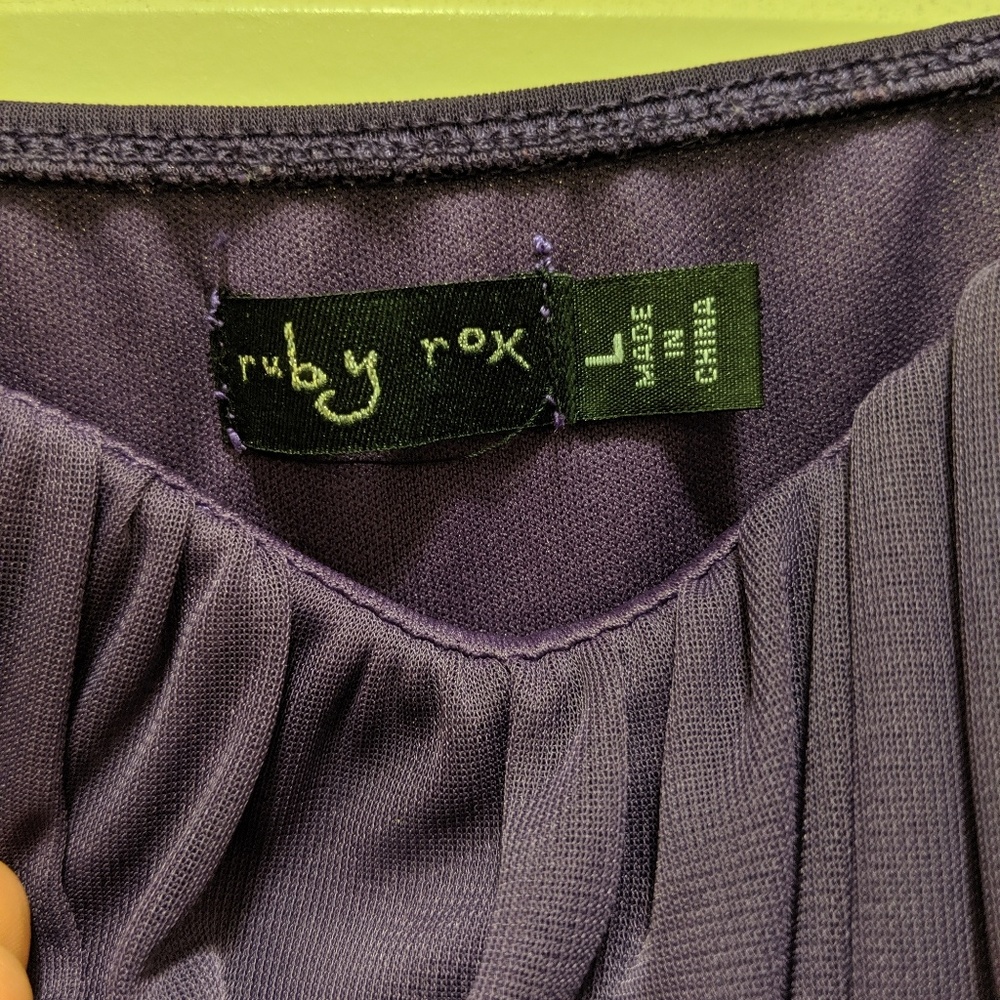 Ruby Rox Purple Dress - Picture 3 of 5
